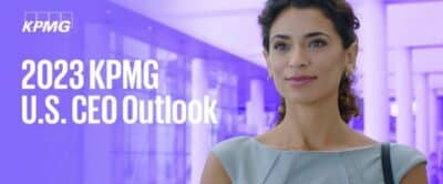 Imagem do post CEO Outlook 2023 KPMG: Riscos Geopolíticos Desafiam Líderes Empresariais