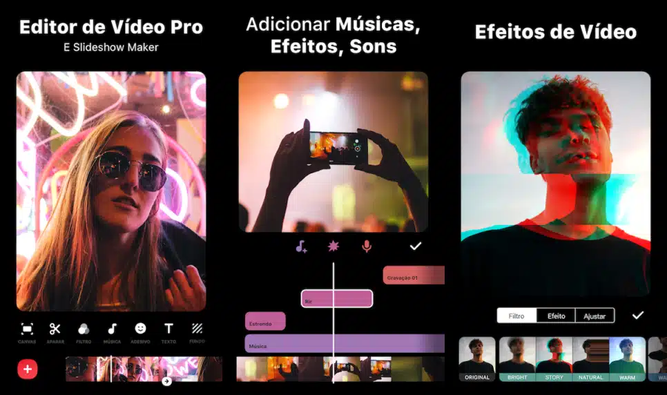 Editor de Vídeo e Foto - InShot: O melhor app para criar conteúdos impactantes