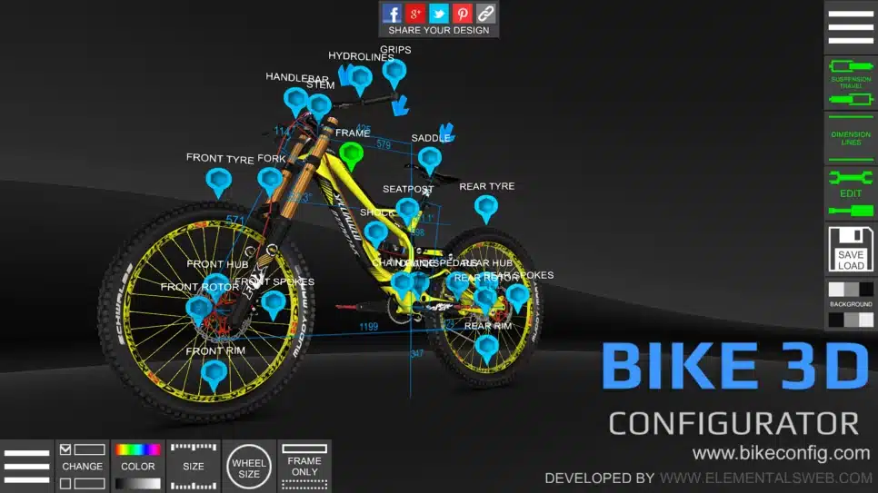 Configure a Bicicleta dos Seus Sonhos com o Projeto Bicicleta 3D Configurator